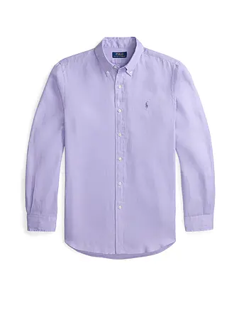 POLO RALPH LAUREN | Chemise en lin coupe personnalisée | lila